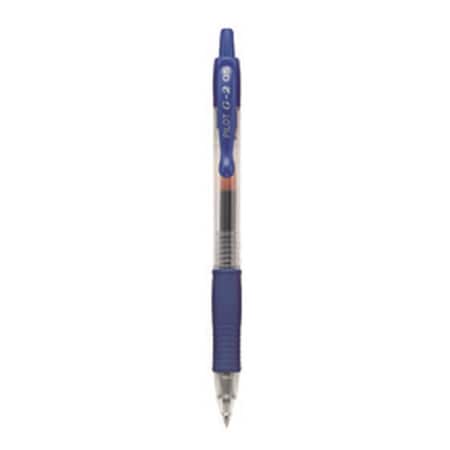 Vertex UPC G2 Retractable Gel Ink Rolling Ball Pen .5mm Blue VE60111